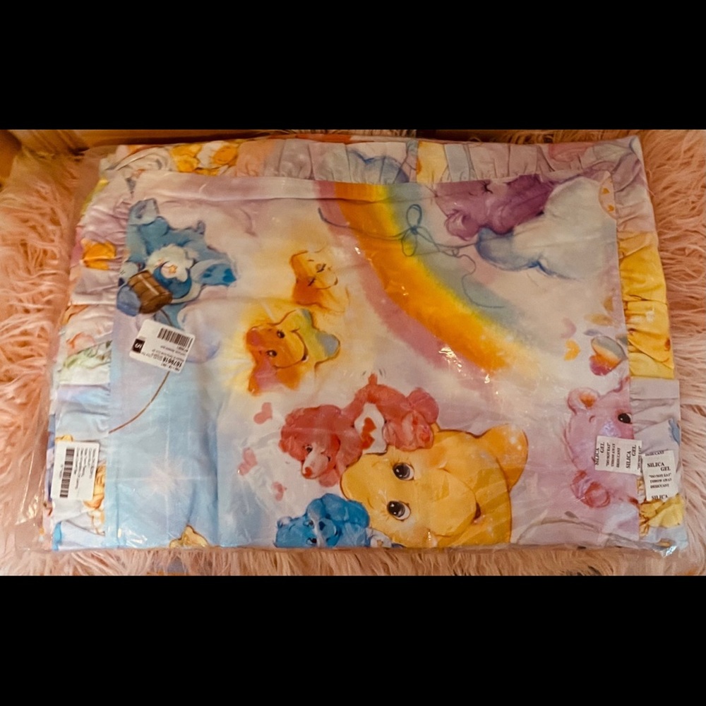Dolls Kill Care Bears Kingdom of Caring Duvet Bedding Set with 2 pillow Shams